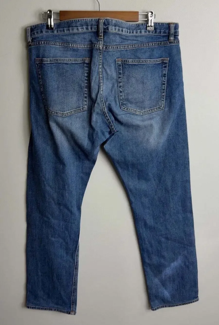 J.Crew Matchstick Jeans Size 33 Blue Denim Cotton Spandex Regular Men’s